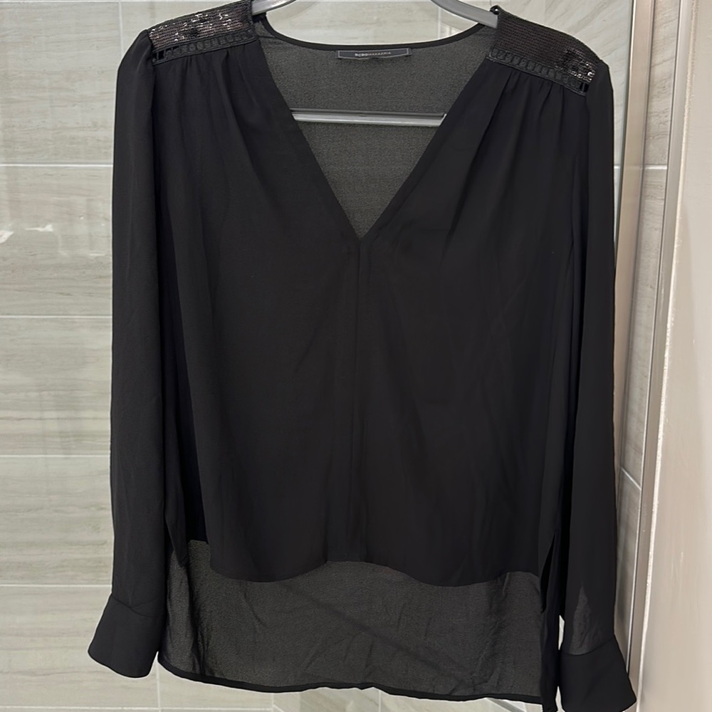 BCBG long sleeve blouse - size XS